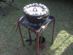 dutch oven cooking tables